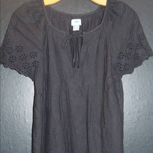 Black midi Old Navy dress USED